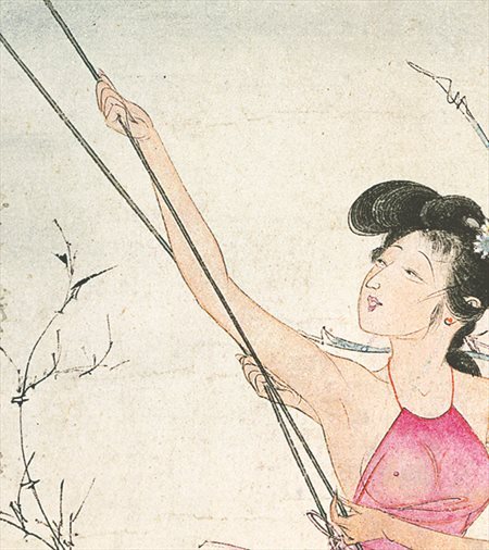 当雄县-胡也佛的仕女画和最知名的金瓶梅秘戏图